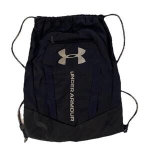 Under Armour Undeniable Sackpack Navy Blue Backpack UA 2.4"W x 21.1"W x 1